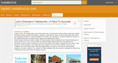 Desktop Screenshot of logistic.indiabizclub.com