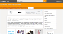 Desktop Screenshot of furniture.indiabizclub.com