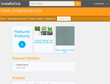 Tablet Screenshot of hubli.indiabizclub.com