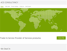 Tablet Screenshot of acsconsultancy.indiabizclub.com