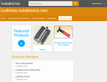 Tablet Screenshot of ludhiana.indiabizclub.com