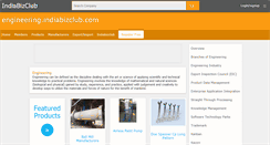 Desktop Screenshot of engineering.indiabizclub.com