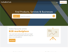 Tablet Screenshot of advertising.indiabizclub.com