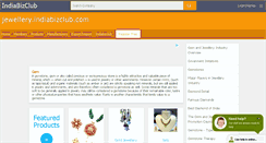 Desktop Screenshot of jewellery.indiabizclub.com