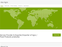 Tablet Screenshot of aceagro.indiabizclub.com
