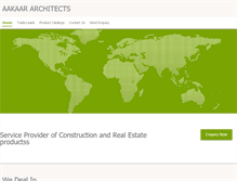 Tablet Screenshot of aakararchitects.indiabizclub.com